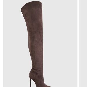 Femme LA Brown Over-the-Knee Boots
